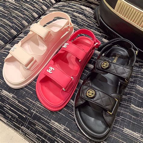 sandales dad chanel prix|Chanel dad sandals 2020 price.